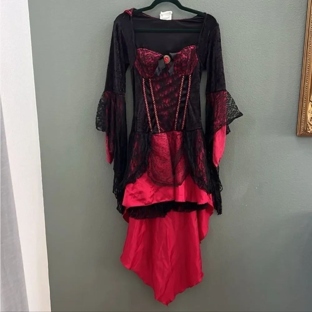 Vampire Vixen Adult Women's Costume Vampires Fancy Dress Sz Small - Picture 6 of 7